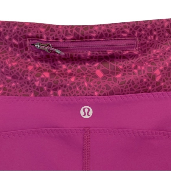 Lululemon Real Quick Tight Leggings Paradise Geo Regal Plum Size 10 NWT - Picture 4 of 16
